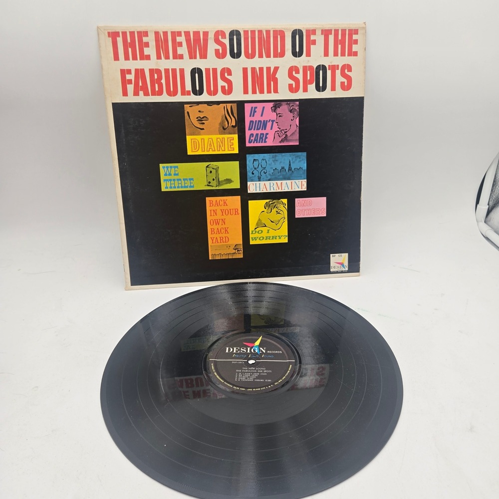 The New Sound of the Fabulous Ink Spots Vinyl LP Record Design DLP 125 Jazz Pop